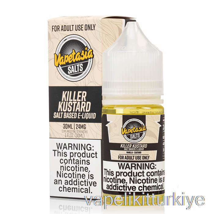 Vape Likit Katil Kustard - Vapetasia Tuzları - 30ml 12mg